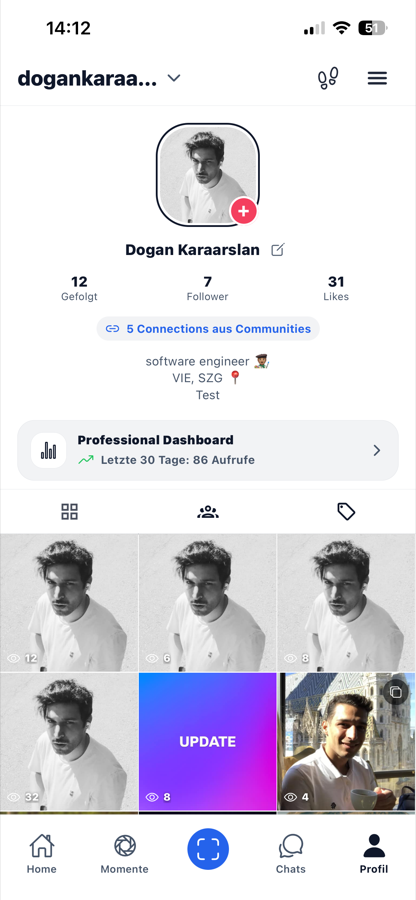 ciaorelated profile screen